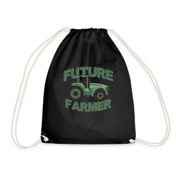 Farming Farmer Tractor Future - Sac de sport léger - noir - Devant