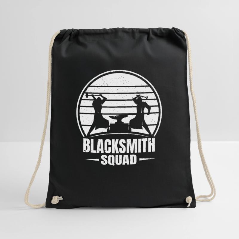 Idée cadeau Blacksmithing Anvil Blacksmith Squad Sac de sport léger