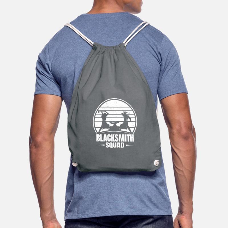 Blacksmithing Anvil Blacksmith Squad Gift Idea Turnbeutel