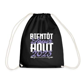 Annonce grossesse. bientôt Sœur Aout 2023.soeur - Sac de sport léger - noir - Devant