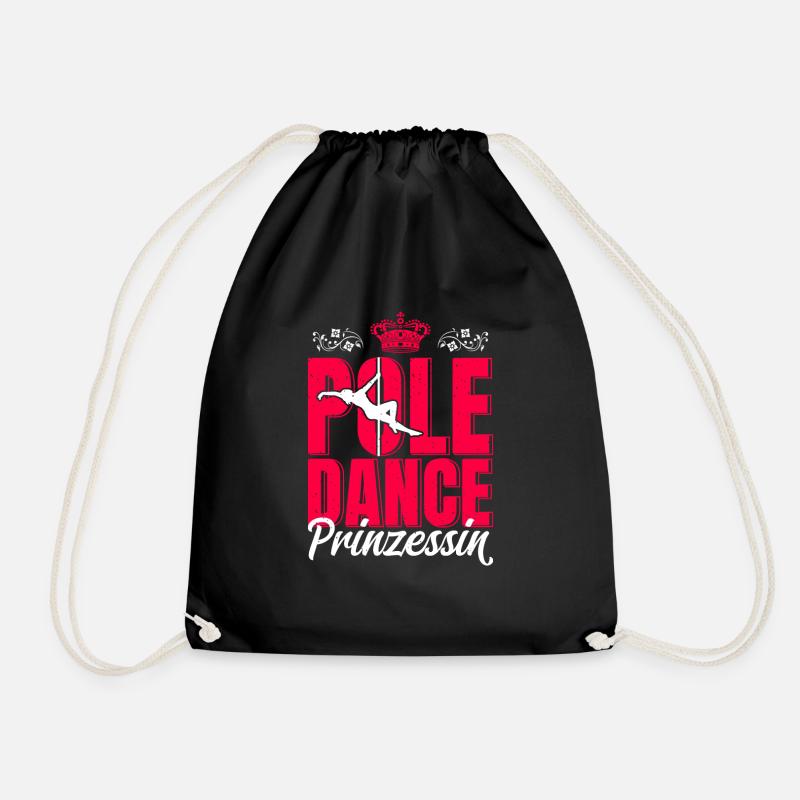 Pole Dance Prinzessin - Turnbeutel - Schwarz