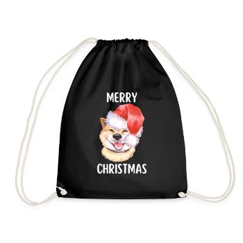 Joyeux Noël Drôle de Chemise de Noël - Sac de sport léger - noir - Devant