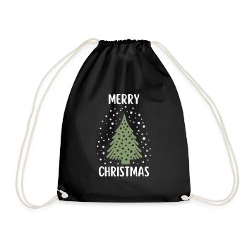 Joyeux Noël Drôle de Chemise de Noël - Sac de sport léger - noir - Devant