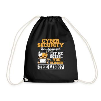 Computer Security Cyber Security Information Techn - Turnbeutel - Schwarz - Vorne