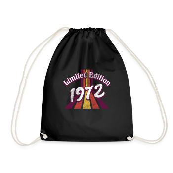 Limited Edition 1972 Vintage - Drawstring Bag - black - Front