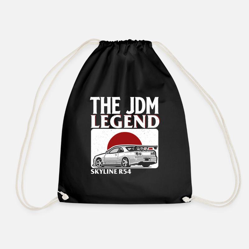 Jdm legend the r34 - Turnbeutel - Schwarz