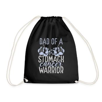 Dad Stomach Cancer Awareness Fathers Day Papa - Turnbeutel - Schwarz - Vorne
