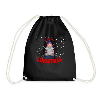Nous vous souhaitons un joyeux Noël American Gnome - Sac de sport léger - noir - Devant