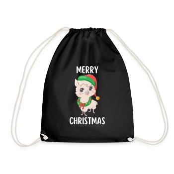 Joyeux Noël Drôle de Chemise de Noël - Sac de sport léger - noir - Devant