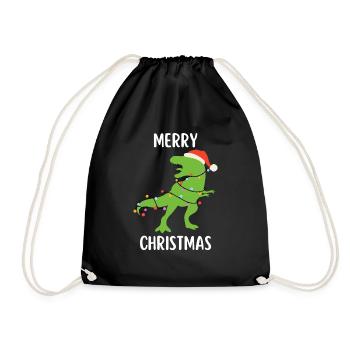 Joyeux Noël Drôle de Chemise de Noël - Sac de sport léger - noir - Devant