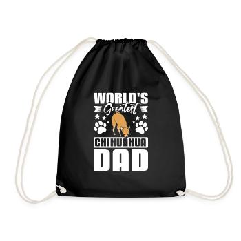 World's greatest chihuahua dad - Turnbeutel - Schwarz - Vorne