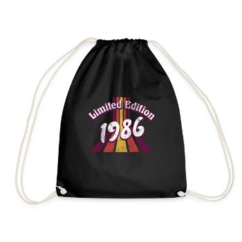 Edition Limitée Millésime 1986 - Sac de sport léger - noir - Devant