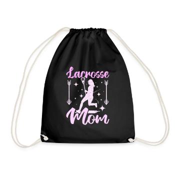 Mothers Day Mommy Lacrosse Mom - Turnbeutel - Schwarz - Vorne