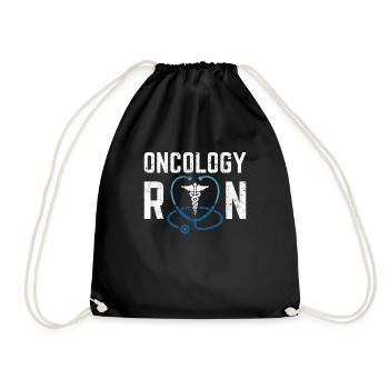 Oncology Doctor Oncology Nurse Cancer Care Oncolog - Drawstring Bag - black - Front