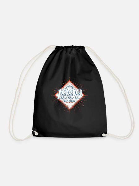 Limited Edition 1999 Vintage - Drawstring Bag - black
