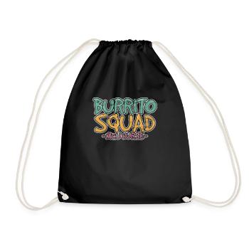 Funny NICU Nurse ICU Neonatal Nursing Burrito Squa - Turnbeutel - Schwarz - Vorne