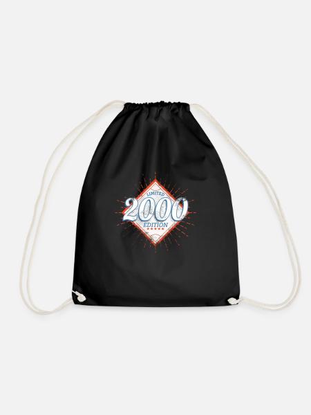 Limited Edition 2000 Vintage - Drawstring Bag - black