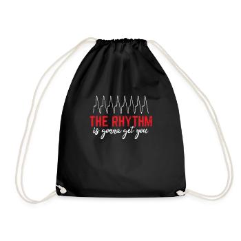 ICU Nurse Critical Care Nurse Intensive Care Unit - Drawstring Bag - black - Front