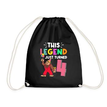 Bigfoot Party fournit cette légende qui vient d’avoir 4 ans - Sac de sport léger - noir - Devant