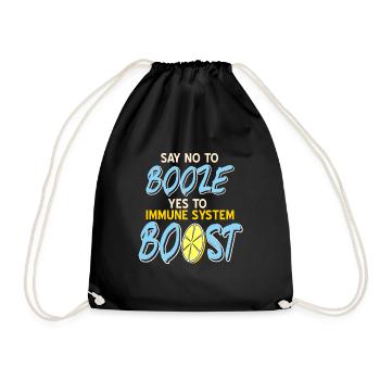Say No To Booze Yes To Immune System Boost Immune - Sac de sport léger - noir - Devant