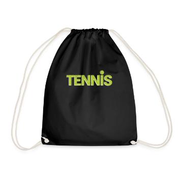 Balle de tennis Cool Funny Sports Lovers Player - Sac de sport léger - noir - Devant