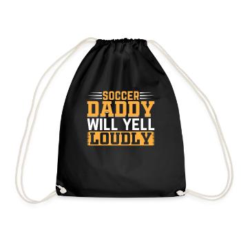Daddy Soccer Referee - Soccer Daddy criera fort - Sac de sport léger - noir - Devant