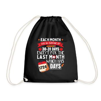 Funny School Teacher Teaching - Drawstring Bag - black - Front