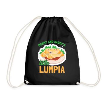 Little Lumpia Philippinen - Turnbeutel - Schwarz - Vorne