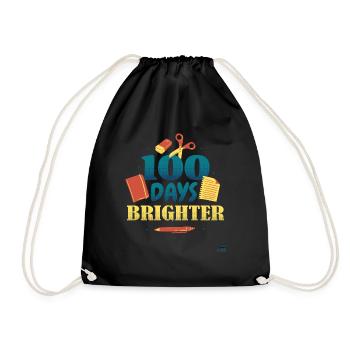 Livres Stylo 100e jour plus lumineux 100 jours d’école - Sac de sport léger - noir - Devant