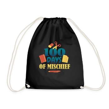 Livres Stylo 100e jour de méfait 100 jours d’école - Sac de sport léger - noir - Devant