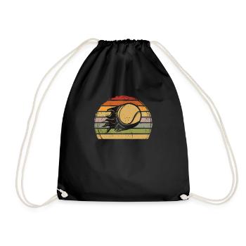 Balle de tennis Cool Funny Sports Player Coach Fan - Sac de sport léger - noir - Devant