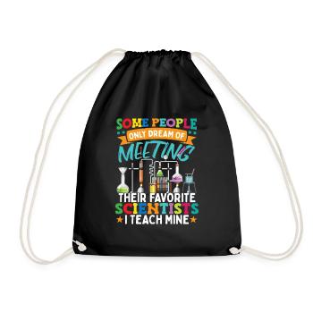 J’enseigne à mes scientifiques professeur de chimie - Sac de sport léger - noir - Devant
