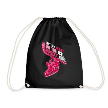 Hiver Hockey sur neige Enfants Hockey sur glace Fille - Sac de sport léger - noir - Devant