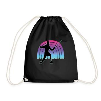 Escrime Escrime Escrime sportive - Sac de sport léger - noir - Devant
