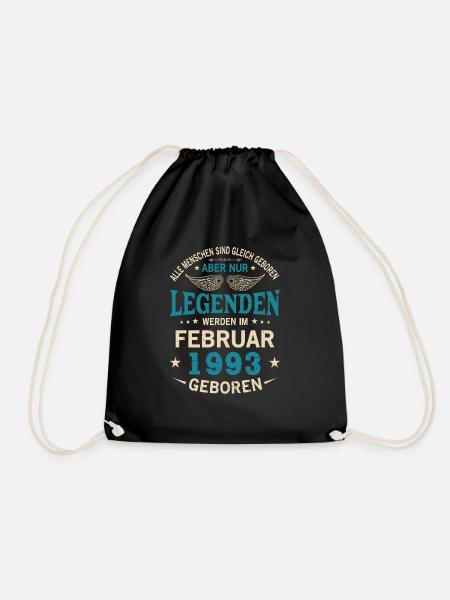 Alle Menschen Sind Gleich Geboren Februar 1993 - Turnbeutel - Schwarz