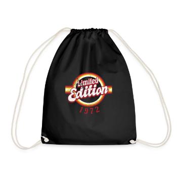 Limited Edition 1972 Vintage - Drawstring Bag - black - Front