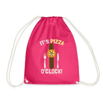 C’est Pizza O’Clock - Sac de sport léger - fuchsia - Devant