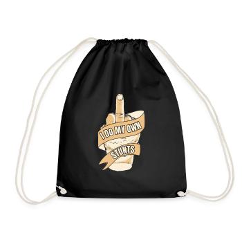 Bonne récupération Bras cassé Os cassé - Sac de sport léger - noir - Devant