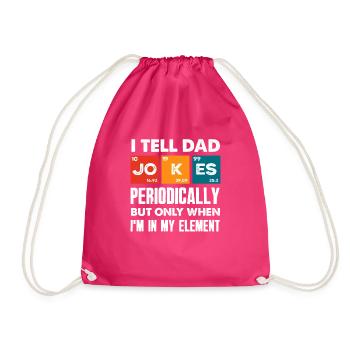 Papa Père Cadeau de la fête des pères - Sac de sport léger - fuchsia - Devant