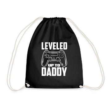 Papa Père Cadeau de la fête des pères - Sac de sport léger - noir - Devant