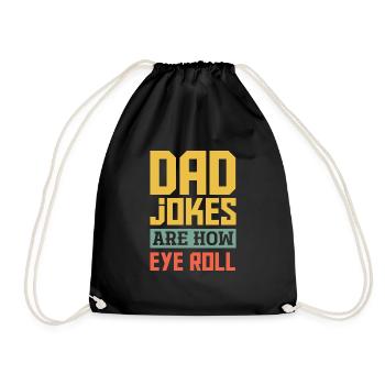 Papa Père Cadeau de la fête des pères - Sac de sport léger - noir - Devant