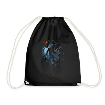 Éclaboussure de couleur Bigfoot - Sac de sport léger - noir - Devant