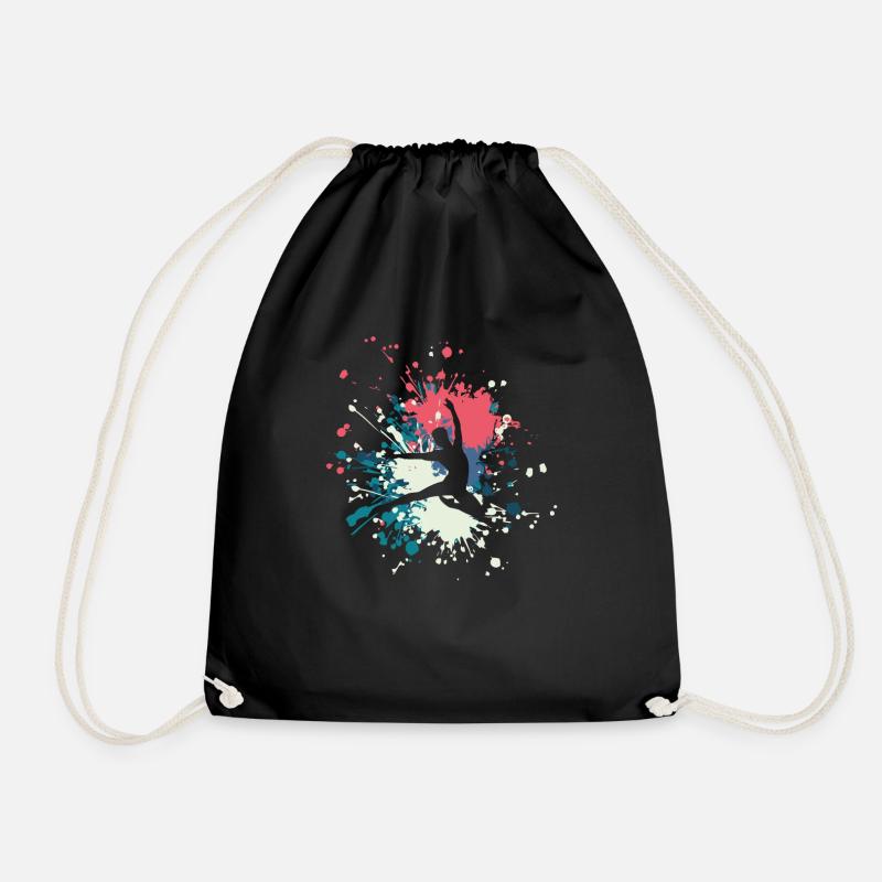 Dance Expression Color Splash - Turnbeutel - Schwarz