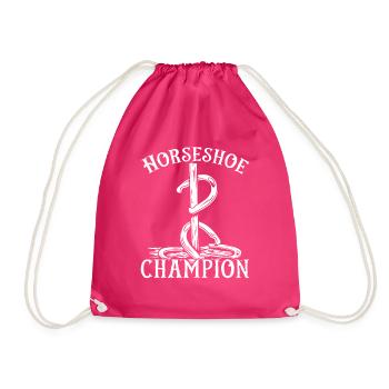 Horseshoe Pitching Game Champion Tosser - Turnbeutel - Fuchsia - Vorne