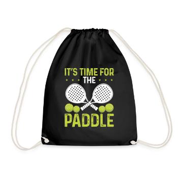 Joueur de paddle tennis Son heure pour le PaddlePaddle - Sac de sport léger - noir - Devant