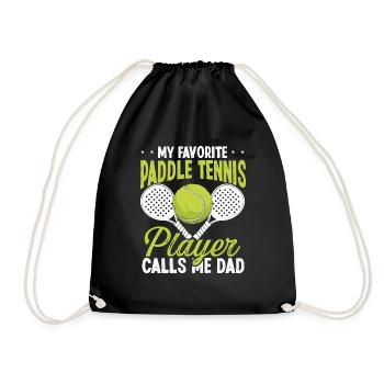 Joueur de paddle tennis Mes appels préférés Papa Père - Sac de sport léger - noir - Devant