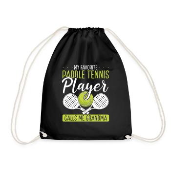 Joueur de paddle-tennis Mon préféré m’appelle grand-mère - Sac de sport léger - noir - Devant