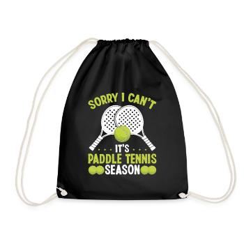 Joueur de paddle-tennis Désolé, je ne peux pas sa saisonPaddl - Sac de sport léger - noir - Devant