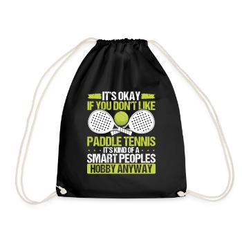 Joueur de paddle tennis Si vous n’aimez pas smartPaddleP - Sac de sport léger - noir - Devant
