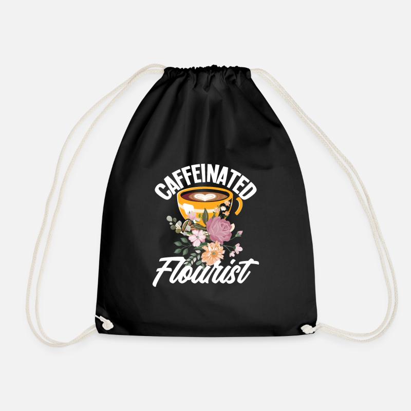 Florist Kaffee - Turnbeutel - Schwarz